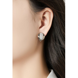 Felicity - Boucle d'oreille clip Argentée