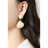 Nabla - Boucle d'oreille clip Noire