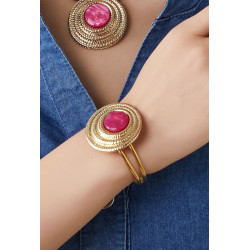 Bopha - Bracelet réglable Orange