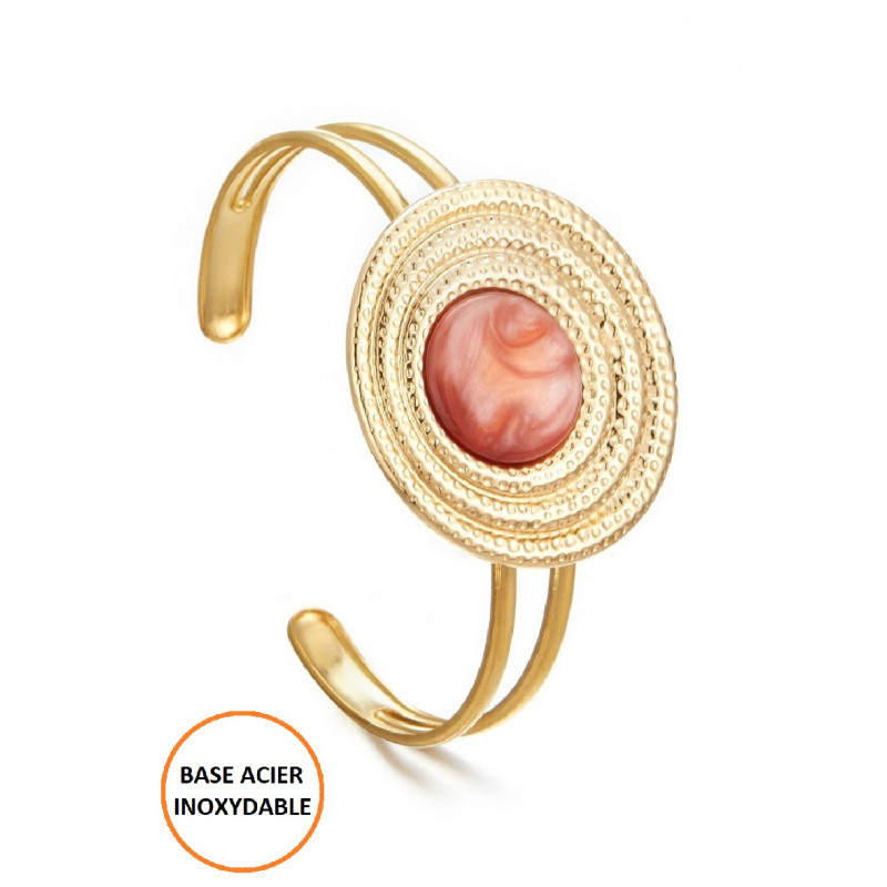 Bopha - Bracelet réglable Orange