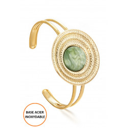 Bopha - Bracelet réglable Vert