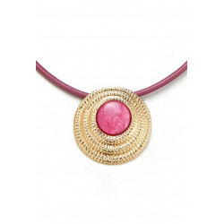 Bopha - Collier Fuchsia