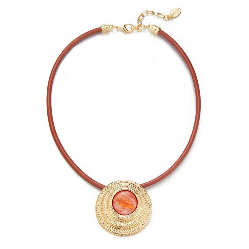Bopha - Collier Orange