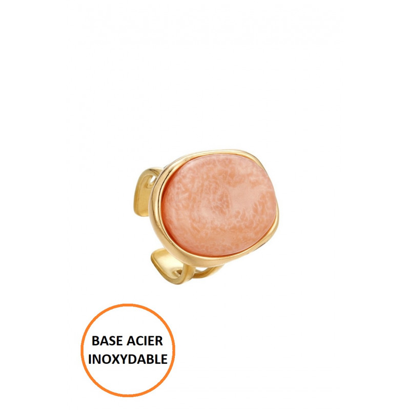 Bounana - Bague élastique Rose