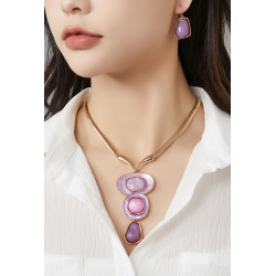 Brune - Collier Blanc