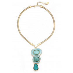 Brune - Collier Turquoise
