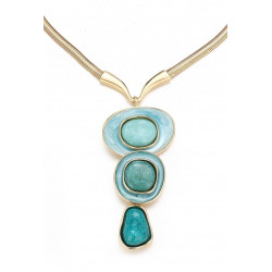 Brune - Collier Turquoise