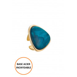 Bounena - Bague réglable Bleue