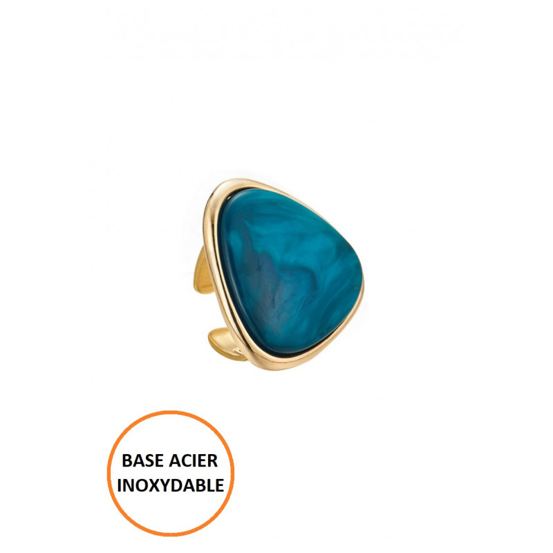 Bounena - Bague réglable Bleue