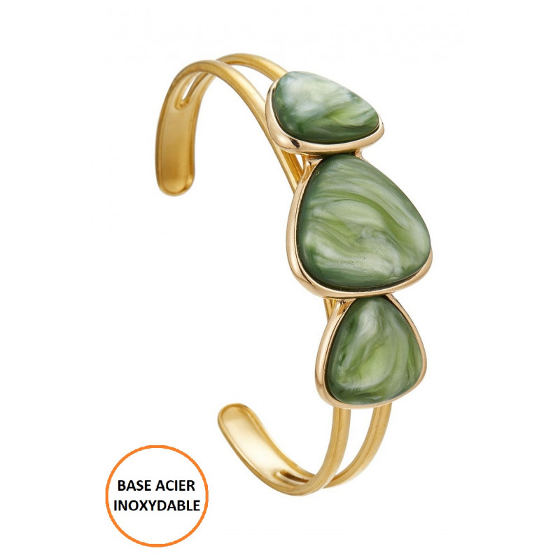 Bounena - Bracelet réglable Vert