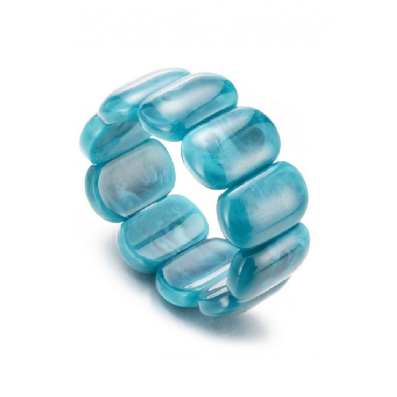 Thariya - Bracelet élastique Bleu