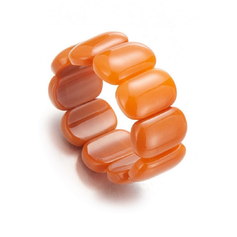 Thariya - Bracelet élastique Orange