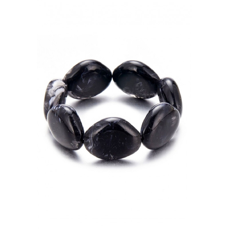 Touma - Bracelet élastique noire