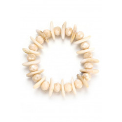 Taide - Bracelet élastique Blanc