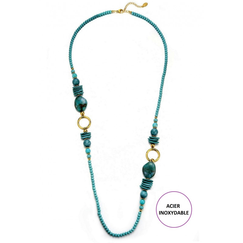 Taide - Sautoir Bleu