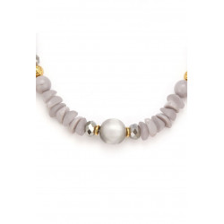 Tajeddigt - Collier Gris