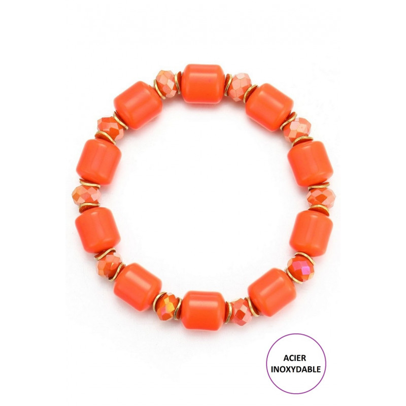 Tarnime - Bracelet élastique Orange