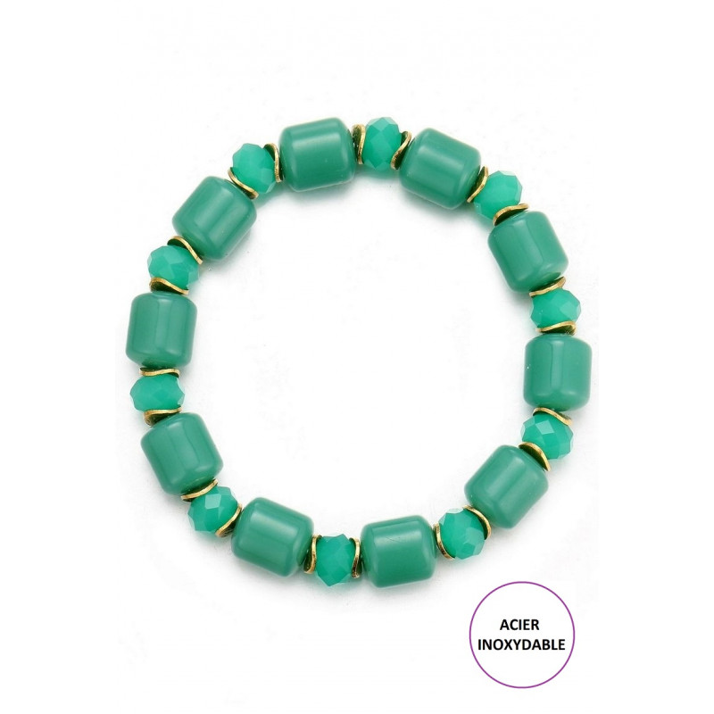 Tarnime - Bracelet élastique Vert
