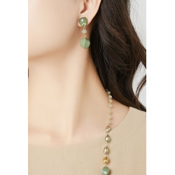 Thema - Boucle d'oreille tige Blanche