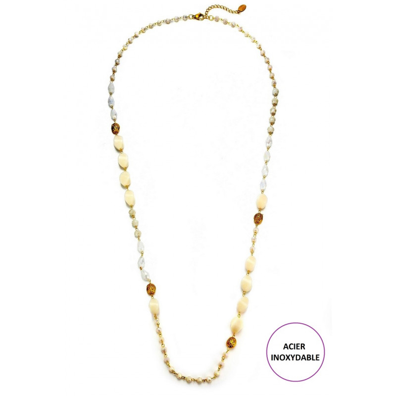 Thema - Sautoir Blanc