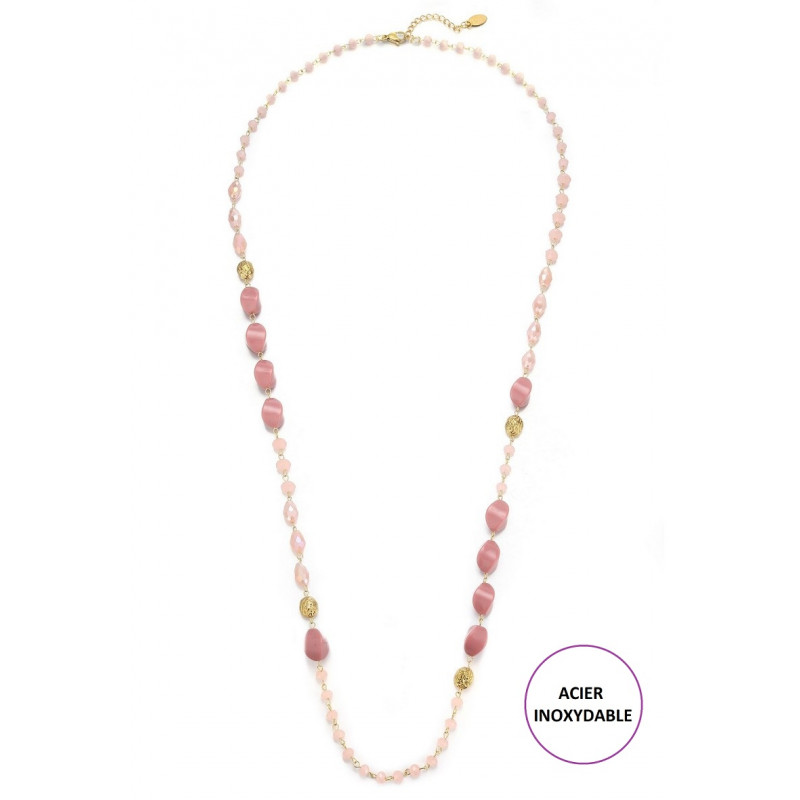 Thema - Sautoir Rose