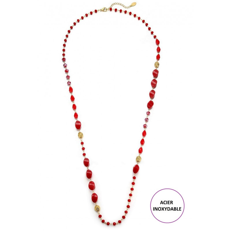 Thema - Sautoir Rouge