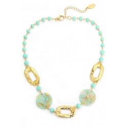 Tualenn - Collier Vert opaline