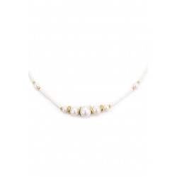 Talitha - Collier Blanc