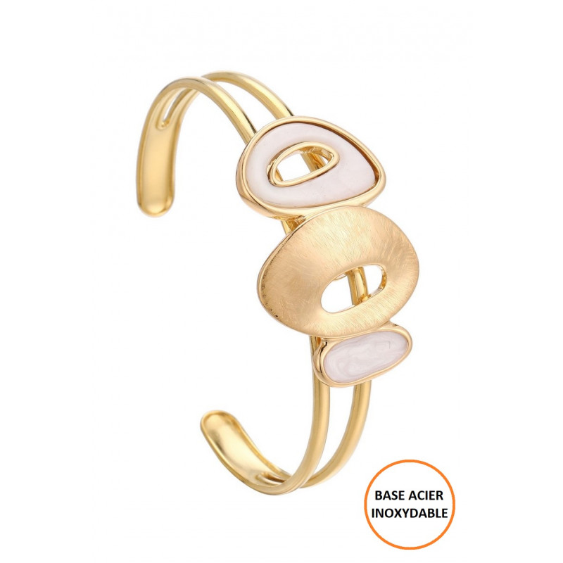 Ichra - Bracelet réglable Doré