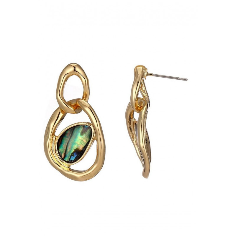 Ignacia - Boucle d'oreille tige Abalone