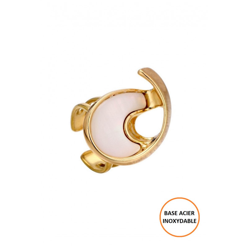 Ikhlas - Bague réglable Dorée