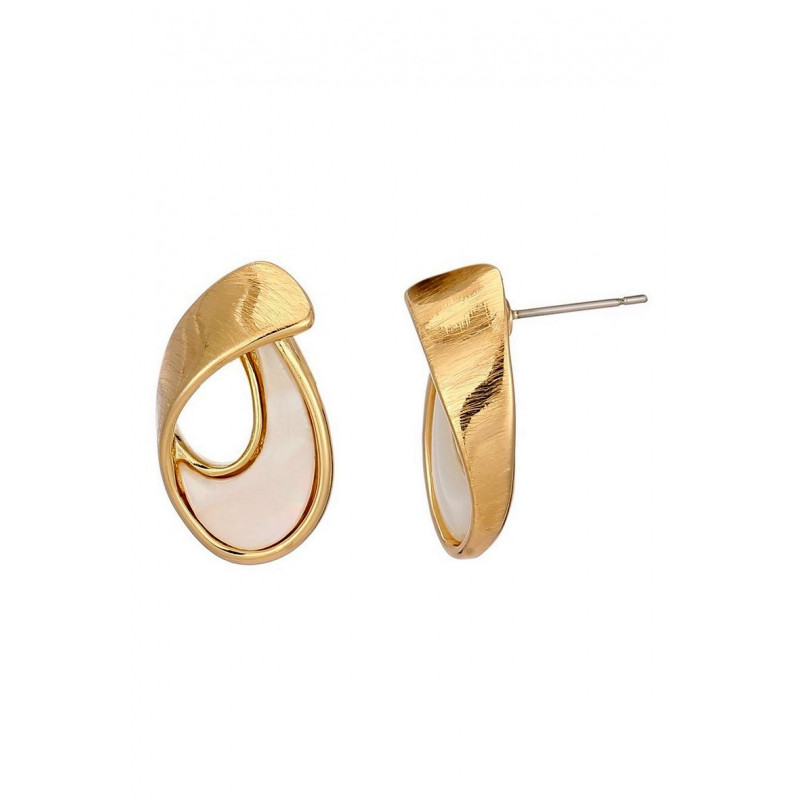 Ikhlas - Boucle d'oreille tige Dorée