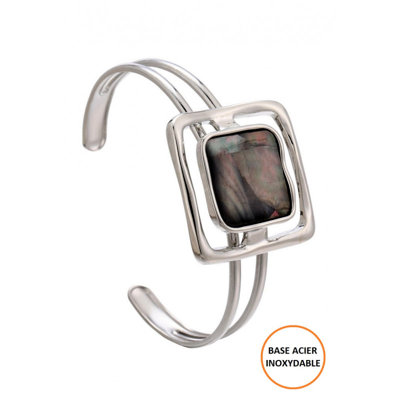 Illona - Bracelet réglable Noir