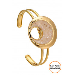 Itzel - Bracelet réglable Ecru