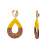Ami Boucle d'oreille clip jaune