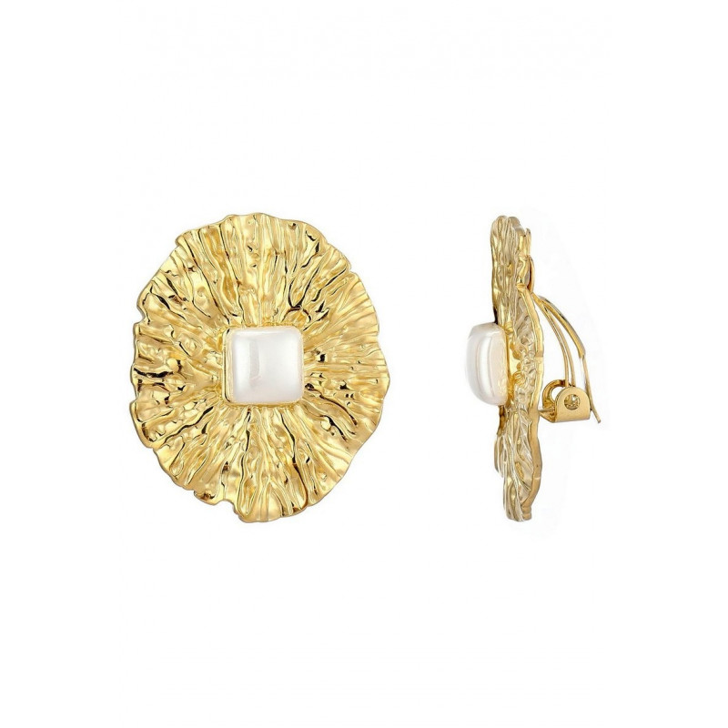 Zornitsa - Boucle d'oreille clip Dorée