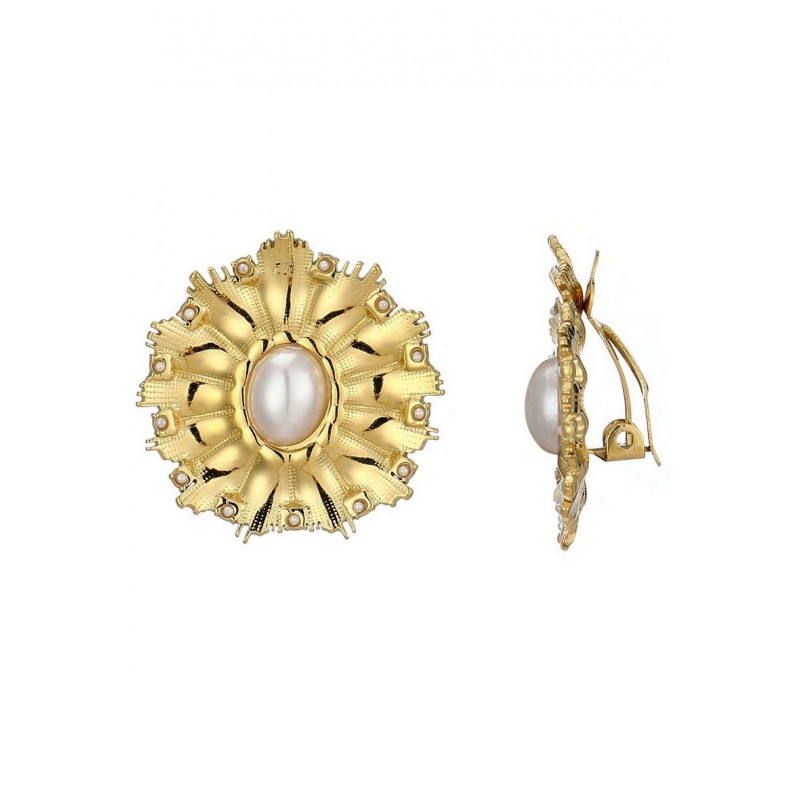 Zorka - Boucle d'oreille clip Dorée