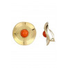 Zlata - Boucle d'oreille clip Orange