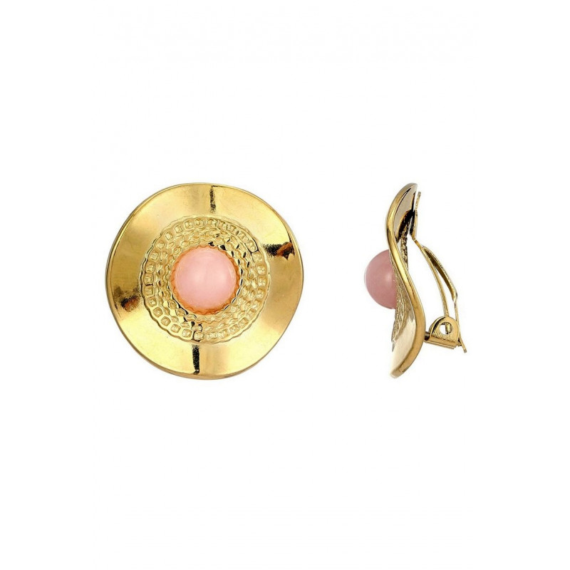 Zlata - Boucle d'oreille clip Rose
