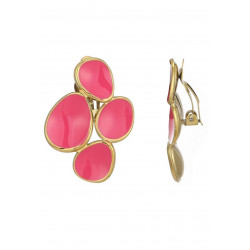 Zella - Boucle d'oreille clip Rose