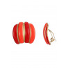 Zelma - Boucle d'oreille clip Orange