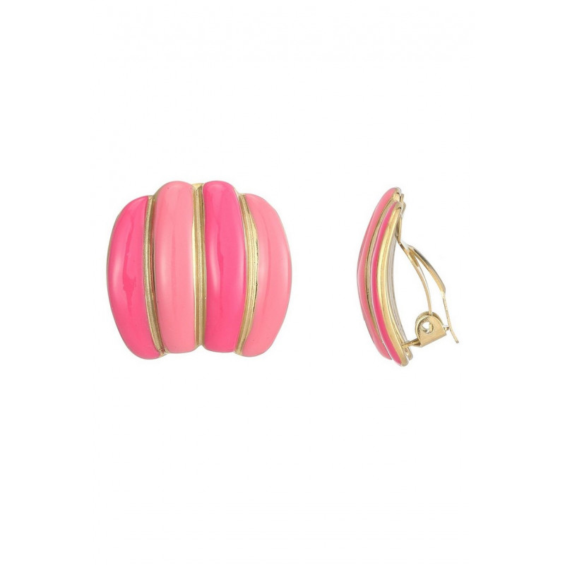 Zelma - Boucle d'oreille clip Rose