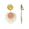 Zeynep - Boucle d'oreille clip Rose