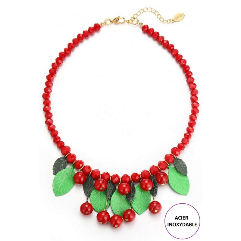 Katty - Collier Cerise