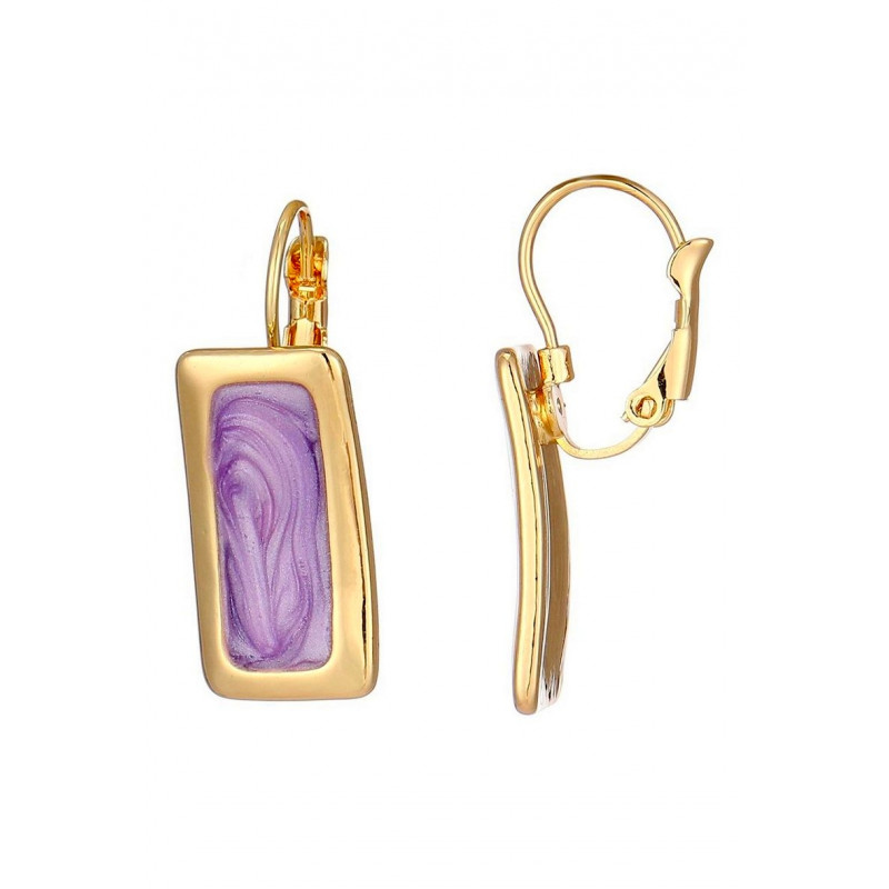 Bajla - Boucle d'oreille dormeuse Violette