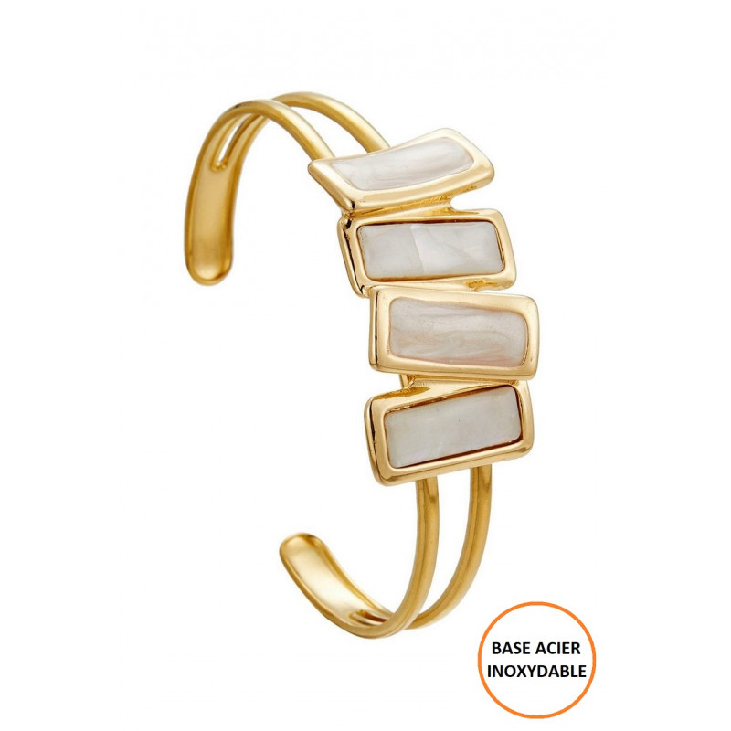 Bajla - Bracelet réglable Blanc