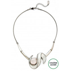 Baligha - Collier Blanc