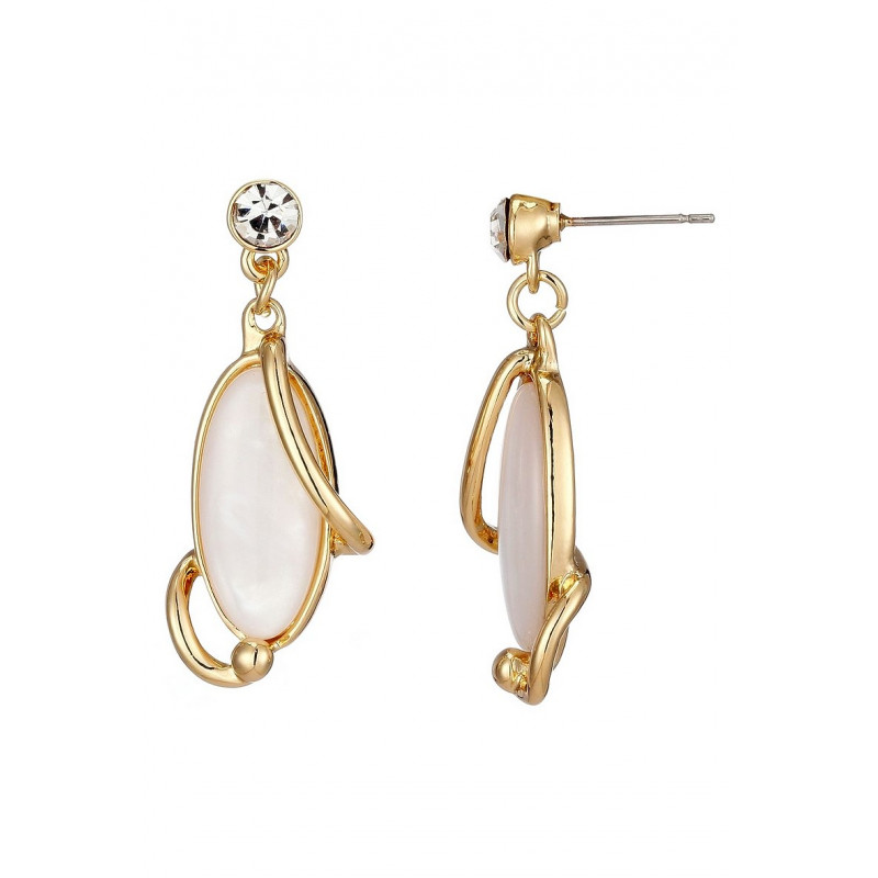 Betoul - Boucle d'oreille tige Blanche