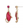 Betoul - Boucle d'oreille tige Fuchsia