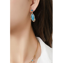 Betoul - Boucle d'oreille tige Jaune